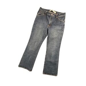 VTG GAP Flare Stretch Jeans Women 10 Medium Wash Bootcut‎ Y2K Denim 10A